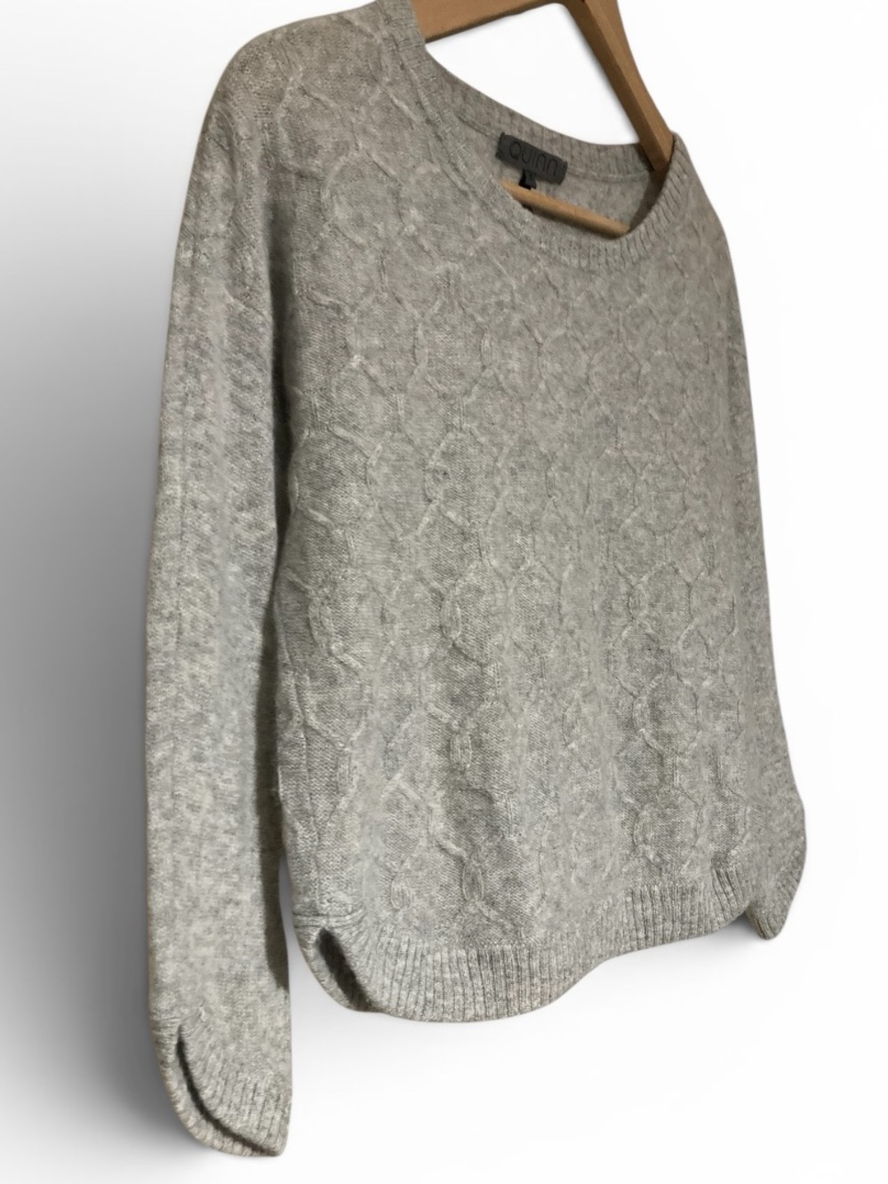 Quinn 100% Cashmere Relaxed Fit Sweater NEW